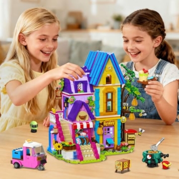 HOGOKIDS Friends Mädchen Backset Bauspielzeug mit LED-Licht für Kinder - 6