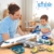 HOGOKIDS Passagierflugzeug Bauspielzeug Set mit LED Licht, 901 PCS Flugzeug Bausteine Spielzeug mit Terminal, Radarturm, Anhänger, Flugzeug-Modell Geschenke für Jungen Mädchen ab 6 7 8 9 10 Jahre - 6