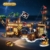 HOGOKIDS Piratenhafen Bauset mit LED, 3 Darstellungsmodi Piratenschiff-Haus-Bauspielzeug, kreatives STEM Konstruktionsspielzeug, Ostergeschenk Geburtstagsgeschenk für Jungen im Alter von 6-12 Jahren - 5