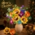 HOGOKIDS Weihnachts Adventskalender Blumenstrauß-Bauset Wild mit LED-Licht - 3