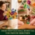 HOGOKIDS Weihnachts Adventskalender Blumenstrauß-Bauset Wild mit LED-Licht - 9