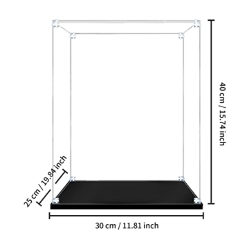 icuanuty Acryl Vitrine für Lego 76989 Horizon Forbidden West Langhals, Vitrine Schaukasten für Figuren/Modelle/Sammlerstücke (Nur Vitrine) - 5