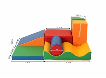 IGLU XL Softbausteine Riesenbausteine Schaumstoffbausteine Großbausteine 7 Stück - 9