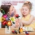 IKIDSUN Blumen Bausteine Bausatz, 9 Künstliche Blumen für Flowers, Blumenstrauß Bausteine Sets, Geschenke zum Muttertag, Geburtstag, Valentinstag Weihnachtstag, für Mädchen Erwachsene 6+, Keine Vase - 3