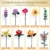 IKIDSUN Blumen Bausteine Bausatz, 9 Künstliche Blumen für Flowers, Blumenstrauß Bausteine Sets, Geschenke zum Muttertag, Geburtstag, Valentinstag Weihnachtstag, für Mädchen Erwachsene 6+, Keine Vase - 4