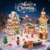 INSOON 2026 Adventskalender Weihnachtsstadt Mini Bauspielzeug mit Licht - 8