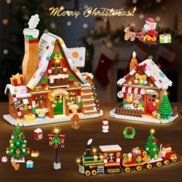 INSOON Adventskalender 2025 Lebkuchenhaus Mini Bauspielzeug