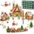 INSOON Adventskalender 2026 Lebkuchenhaus Mini-Klemmbaustein-Set mit Licht - 1