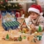 INSOON Adventskalender 2026 Lebkuchenhaus Mini-Klemmbaustein-Set mit Licht - 3