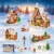 INSOON Adventskalender 2026 Lebkuchenhaus Mini-Klemmbaustein-Set mit Licht - 9