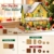 INSOON Adventskalender 2026 Weihnachtshaus Mini Bauspielzeug Set mit Licht - 6
