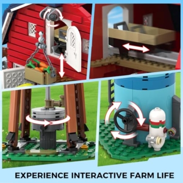 INSOON Bauernhof Scheune mit Licht HG1025