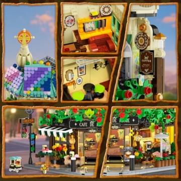 INSOON Blumen Café Haus mit Licht IS-690060