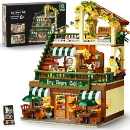 INSOON City Café Klemmbausteine mit Licht für Erwachsene Jugendliche ab 8+ - 1