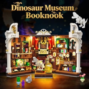 INSOON Dinosauriermuseum Book Nook SC9937 Led Belechtung