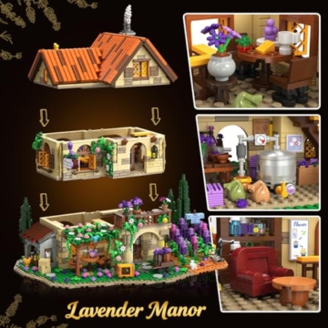 INSOON Lavendel Herrenhaus mit Licht (Set SC8847) modular Building