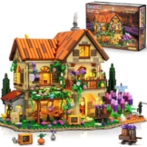 INSOON Lavendel Herrenhaus mit Licht (Set SC8847)