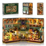 INSOON Magisches Zaubertrank Book Nook Haus mit LED
