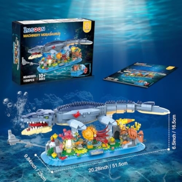 INSOON Mosasaurus – Der König der Urzeitmeere 🦖🌊 Maße