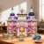 INSOON Pinkes Herrenhaus Bauspielzeug mit Licht, 3 Stil Friends Villa Konstruktions Baukasten Modell, 1815 Stück Mädchen Haus Schloss Klemmbausteine für Erwachsene Kinder Jungen Mädchen 8-12+ Jahren - 8