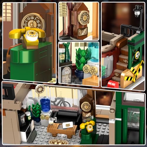 INSOON Stadt Detektiv Haus mit LED Beleuchtung