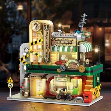 INSOON Stadt Detektiv Haus mit LED Beleuchtung