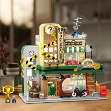 INSOON Stadt Detektiv Haus mit LED Beleuchtung