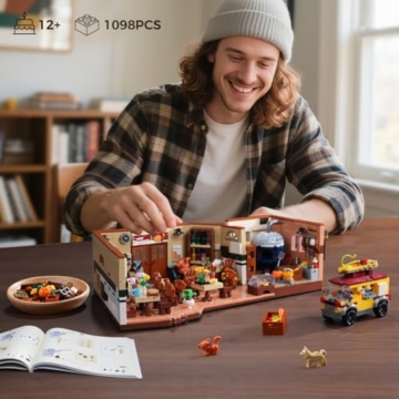 INSOON Stadtstraßen Pizza Haus mit Licht