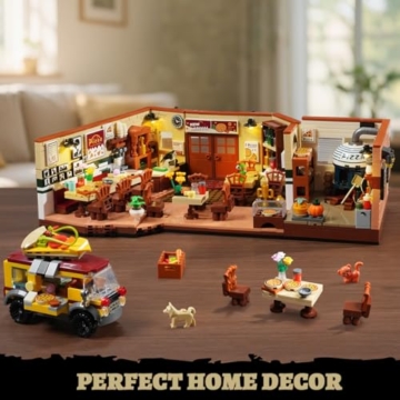 INSOON Stadtstraßen Pizza Haus mit Licht