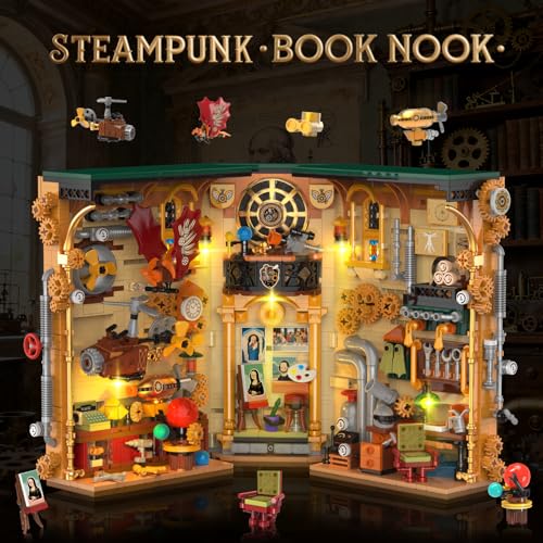 INSOON Steampunk Book Nook Haus (NO. SC9965) Details