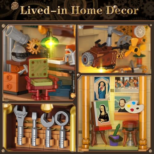 INSOON Steampunk Book Nook Haus (NO. SC9965) Teile