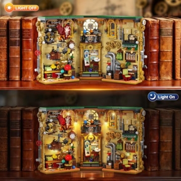 INSOON Steampunk Book Nook Haus (NO. SC9965) LED Beleuchtung