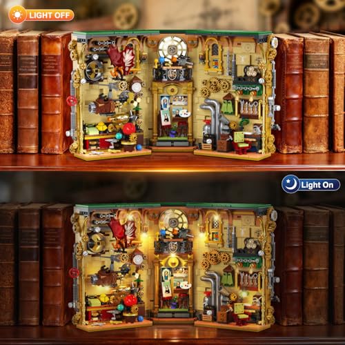 INSOON Steampunk Book Nook Haus (NO. SC9965) LED Beleuchtung