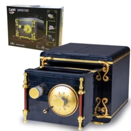 JAMARA 402851 CADA Tresor Bricks für Kinder Technik Spielzeug ab 8 Jahre, Geschenkidee für Jungen und Mädchen, Klemmbausteine Set, Bausatz, Zahlenkombination durch Drehrad - 1