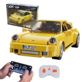 JAMARA 402855 CADA RUF CTR 2017 Yellowbird 1:20 2,4GHz Bricks, Auto Spielzeugauto, Sport Rennwagen für Kinder ab 8 Jahre, RC Ferngesteuert, Geschenkidee für Kids, Dualmodus - 1