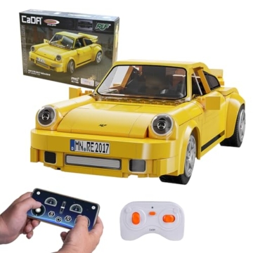 JAMARA 402855 CADA RUF CTR 2017 Yellowbird 1:20 2,4GHz Bricks, Auto Spielzeugauto, Sport Rennwagen für Kinder ab 8 Jahre, RC Ferngesteuert, Geschenkidee für Kids, Dualmodus - 1