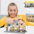 JAMARA 402857 CADA Shell Tankstelle mit Shop Bricks, für Kinder Technik Spielzeug ab 14 Jahre, Geschenkidee für Kids, Klemmbausteine Set, Fördert Feinmotorik, Türen manuell - 6