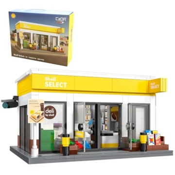 JAMARA 402870 CADA Shell Select Bricks, für Kinder Technik Spielzeug ab 8 Jahre, Geschenkidee für Kids, Klemmbausteine Set, Detailgetreu, Türen manuell öffnen/schließen - 1