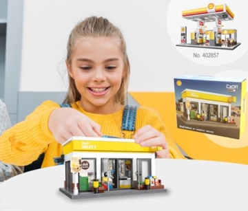 JAMARA 402870 CADA Shell Select Bricks, für Kinder Technik Spielzeug ab 8 Jahre, Geschenkidee für Kids, Klemmbausteine Set, Detailgetreu, Türen manuell öffnen/schließen - 6
