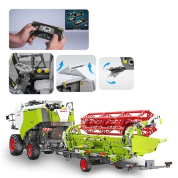 JAMARA 402873 CADA Claas Dominator 370 1:18 2,4GHz Bricks, Kinder Landwirtschaft ab 14 Jahre, RC Technik für Jungs, Ferngesteuertes Spielzeug, Geschenkidee für Kinder, Dualmodus - 5