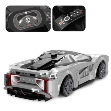 JAMARA 402876 CADA Lotus Evija 1:18 2,4GHz Bricks, Spielzeug Modellauto, Sportrennwagen für Kinder ab 6 Jahre, Geschenkidee Jungen und Mädchen, Detailgetreues Design, Dualmodus - 5