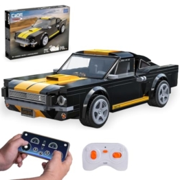 JAMARA 402878 CADA Shelby GT350 H 1:20 2,4GHz Bricks - Spielzeug Modellauto, Sportrennwagen für Kinder ab 6 Jahre, Geschenkidee Jungen und Mädchen, Detailgetreues Design, Dualmodus - 1