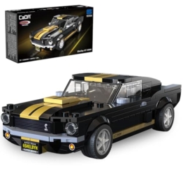 JAMARA 402883 CADA Shelby GT 350 H 1:24 Bricks - Spielzeug Modellauto, Sportrennwagen für Kinder ab 8 Jahre, Geschenkidee Jungen und Mädchen, Detailgetreues Design, Bedruckte Bauteile - 1