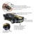 JAMARA 402883 CADA Shelby GT 350 H 1:24 Bricks - Spielzeug Modellauto, Sportrennwagen für Kinder ab 8 Jahre, Geschenkidee Jungen und Mädchen, Detailgetreues Design, Bedruckte Bauteile - 4