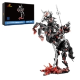 JMBricklayer Dark Rider Mech-Bausatz 70172, Hell Rider-Spielzeug mit Magma-Basis, Mech-Actionfigur-Modellbausatz-Sammlung, Zimmer- und Bürodekor, Geschenk für Kinder ab 12 Jahren,Jungen und Erwachsene - 1