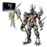 JMBricklayer Mecha-Roboter-Bausteine 70149, Helden-Mech-Modellbausätze für Erwachsene, Flexible Actionfiguren, Roboter-Ausstellungsmodell Geschenke für 8+ Jungen und Mädchen (1.620 Stück) - 1