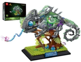 JMBricklayer Mechanisches Chamäleon Baukästen für Erwachsene 70124, Cooles Regenwaldtiere-Sammelmodell mit Sockel, Kreatives Design, Bauspielzeug, Geschenke für Erwachsene, Männer ab 14+ - 1