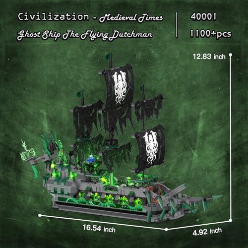 JMBricklayer Flying Dutchman – Das Geisterschiff Set 40001 Maße