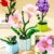 JOOZLEWELT Lilie 288 pcs Sukkulenten Bonsai Baustein Set,Pflanzen Klemmbausteine Blumen,Blumen Bausteine Mädchen,Mini Flowers Botanische Deko,Room Decor Heimdekoration - 7