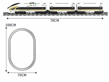 KAZI Elektrische Eisenbahn aus der CityTrain Serie, 647 Teile, KY98228 - 2